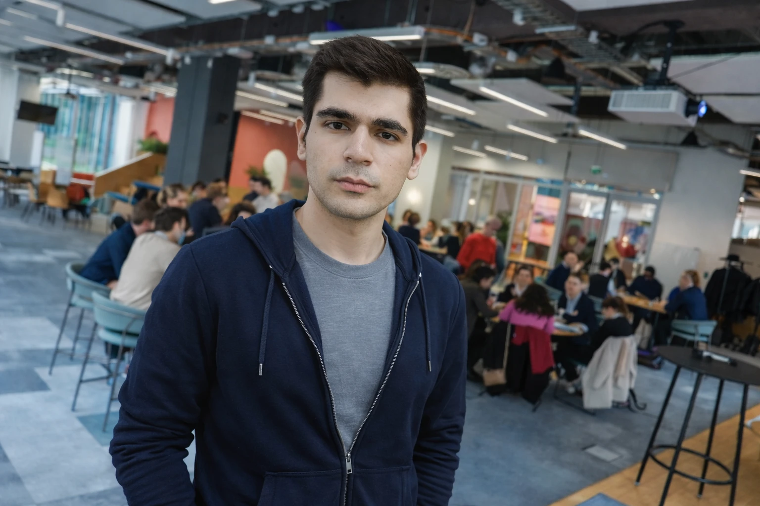 Parssa at a bootcamp